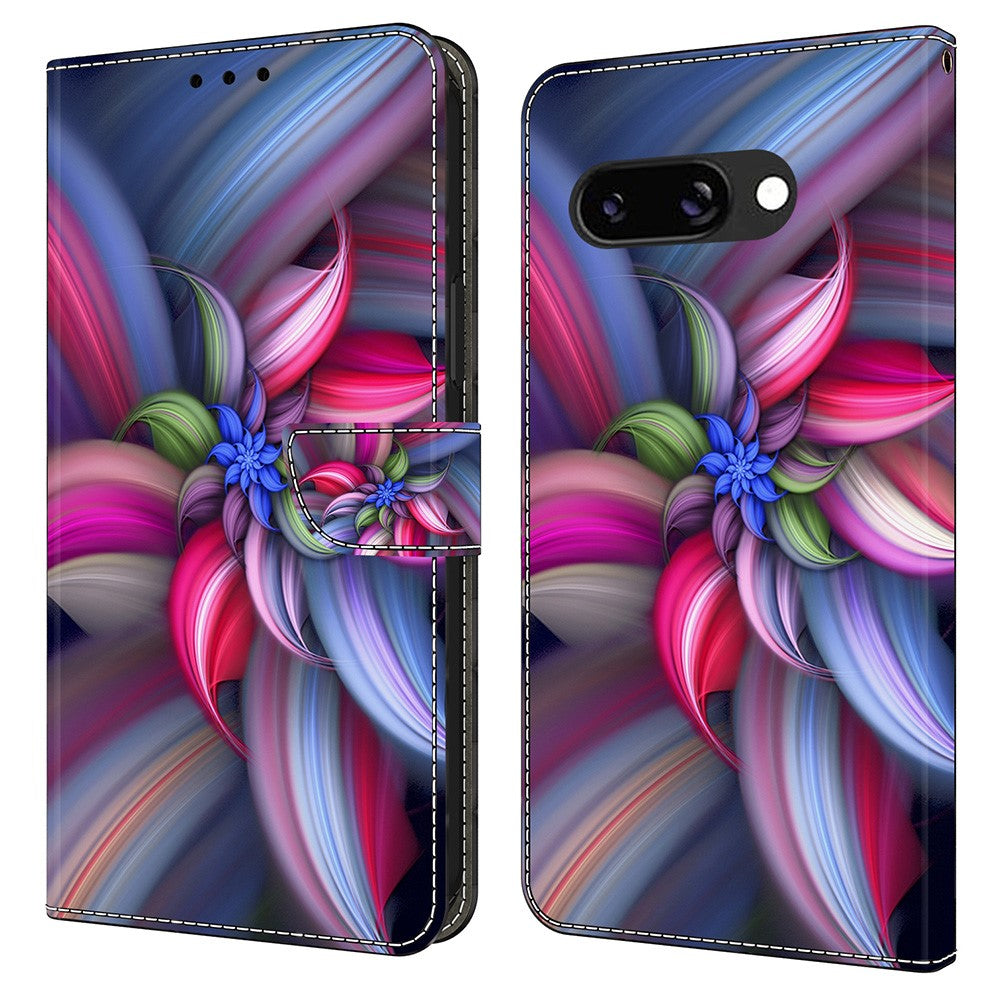 Pixel 9a Wallet-Hülle – Mit 3D-Muster, Kartenfächer & Ständer