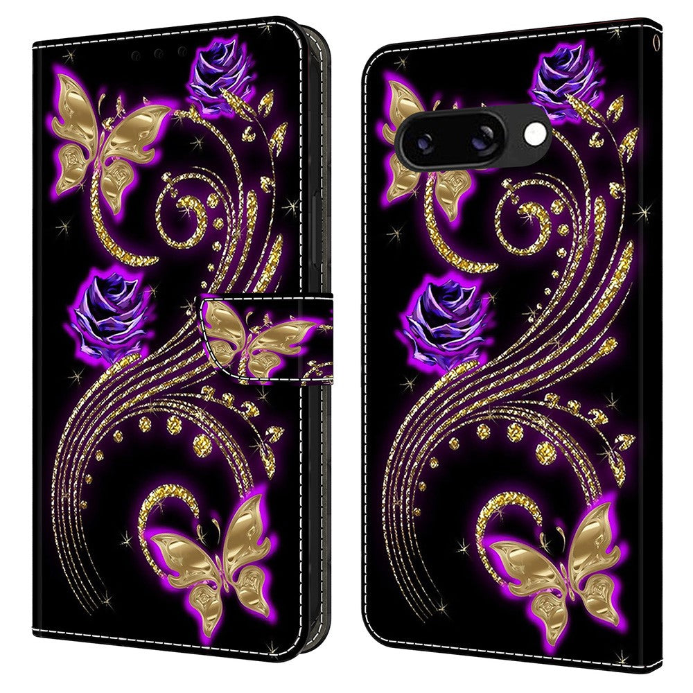 Pixel 9a Wallet-Hülle – Mit 3D-Muster, Kartenfächer & Ständer