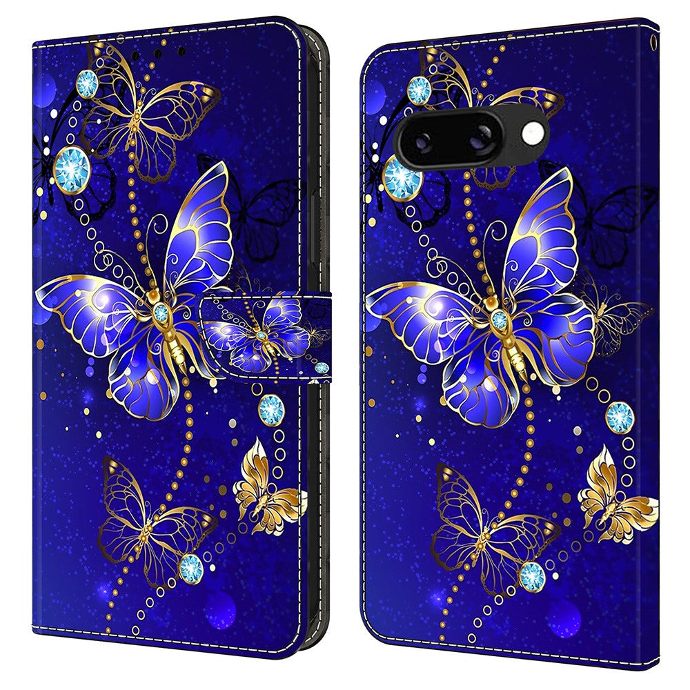 Pixel 9a Wallet-Hülle – Mit 3D-Muster, Kartenfächer & Ständer