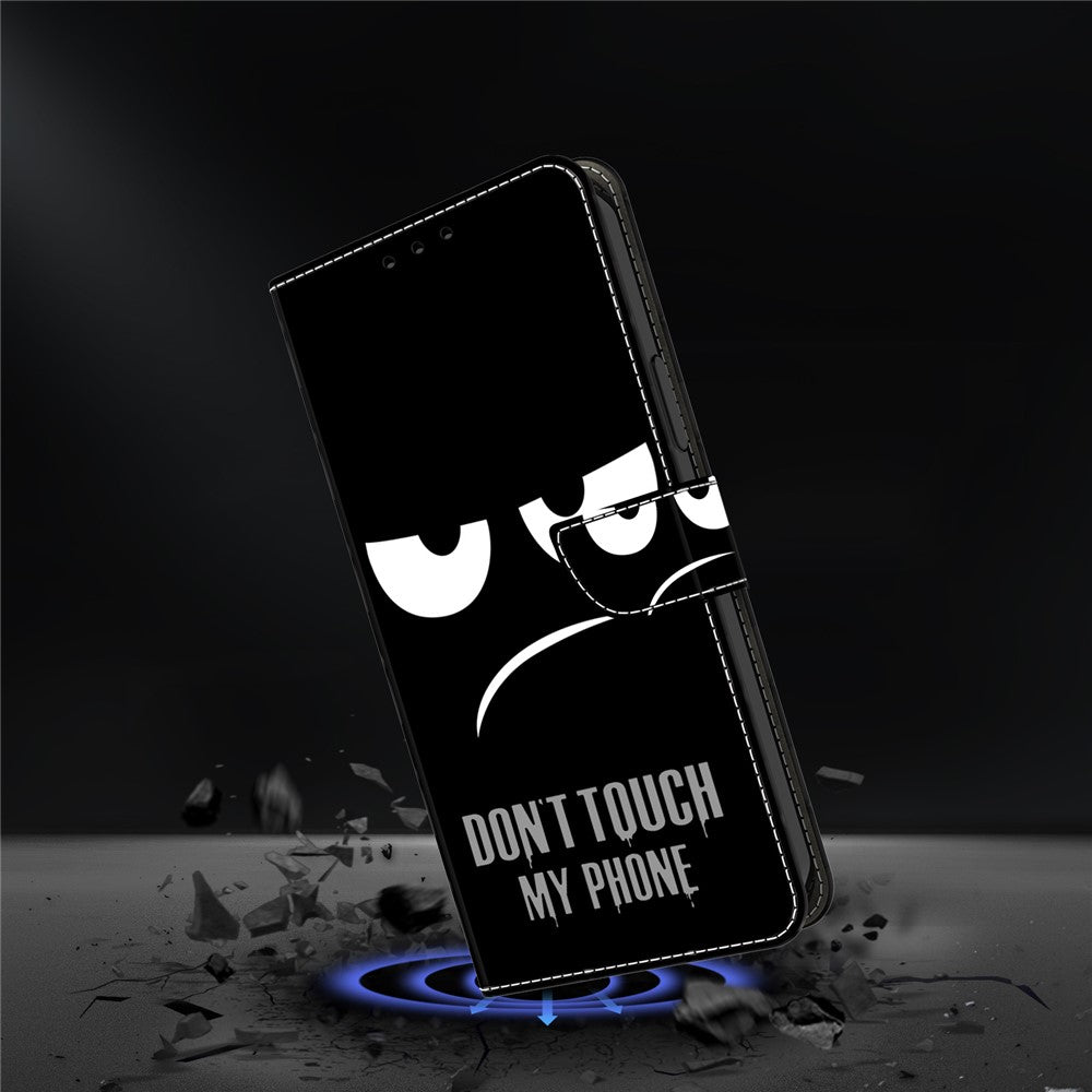Galaxy S24 FE Wallet-Hülle mit 3D-Muster & Magnetverschluss