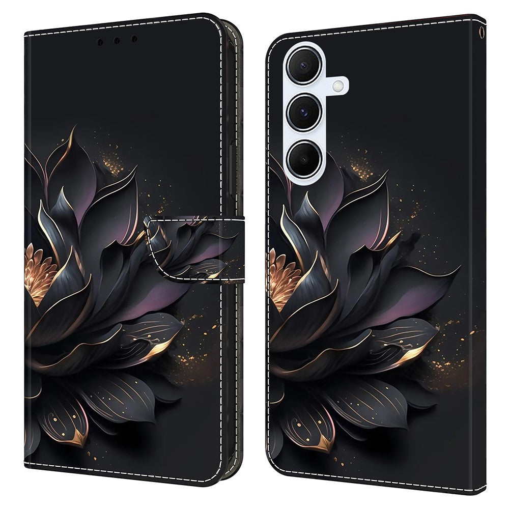 Galaxy A36 5G / A56 5G Wallet-Hülle mit 3D-Muster & Magnetverschluss