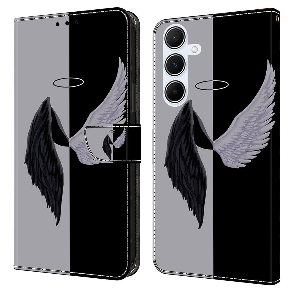 Galaxy A16 5G/4G Wallet-Hülle mit 3D-Muster & Magnetverschluss