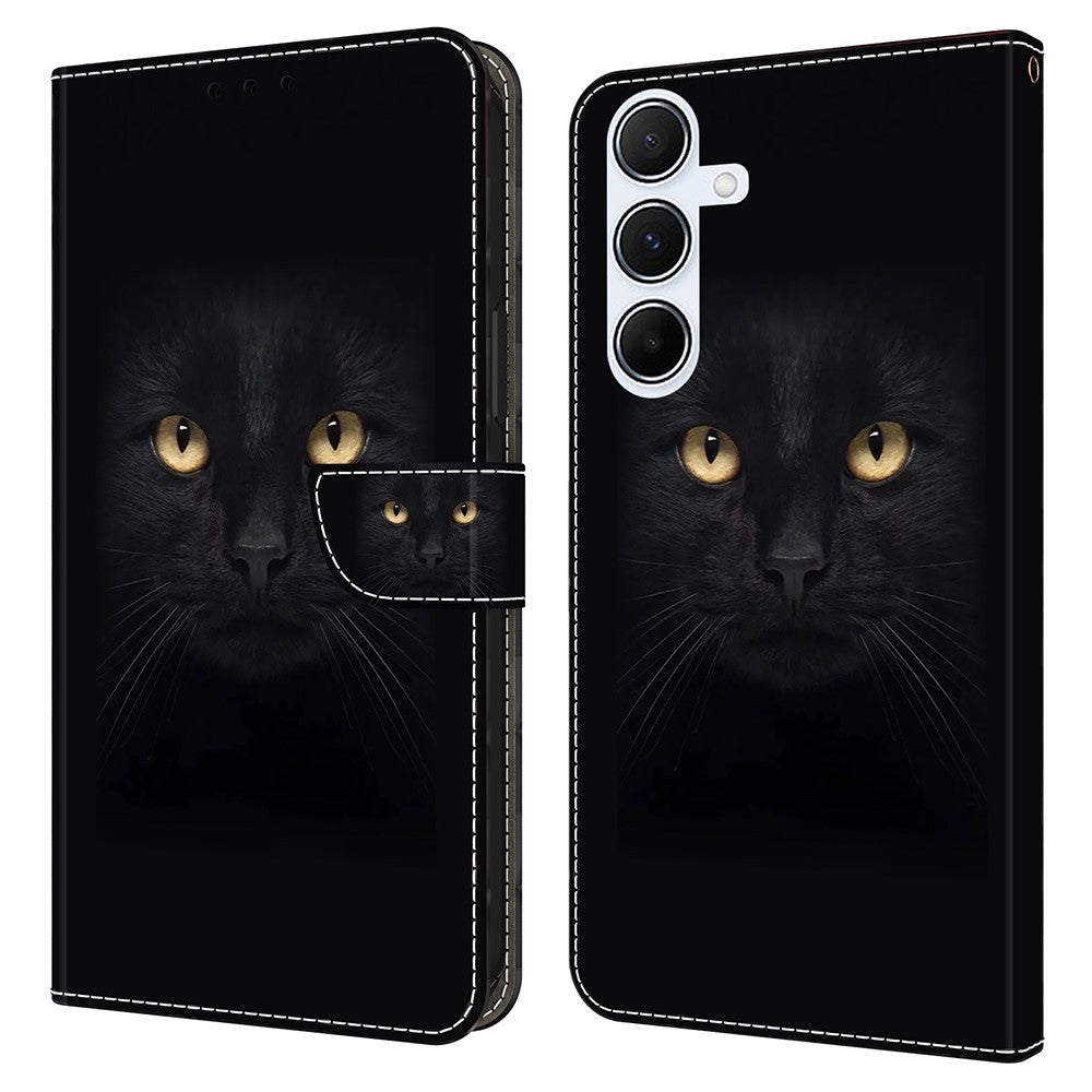 Galaxy A16 5G/4G Wallet-Hülle mit 3D-Muster & Magnetverschluss