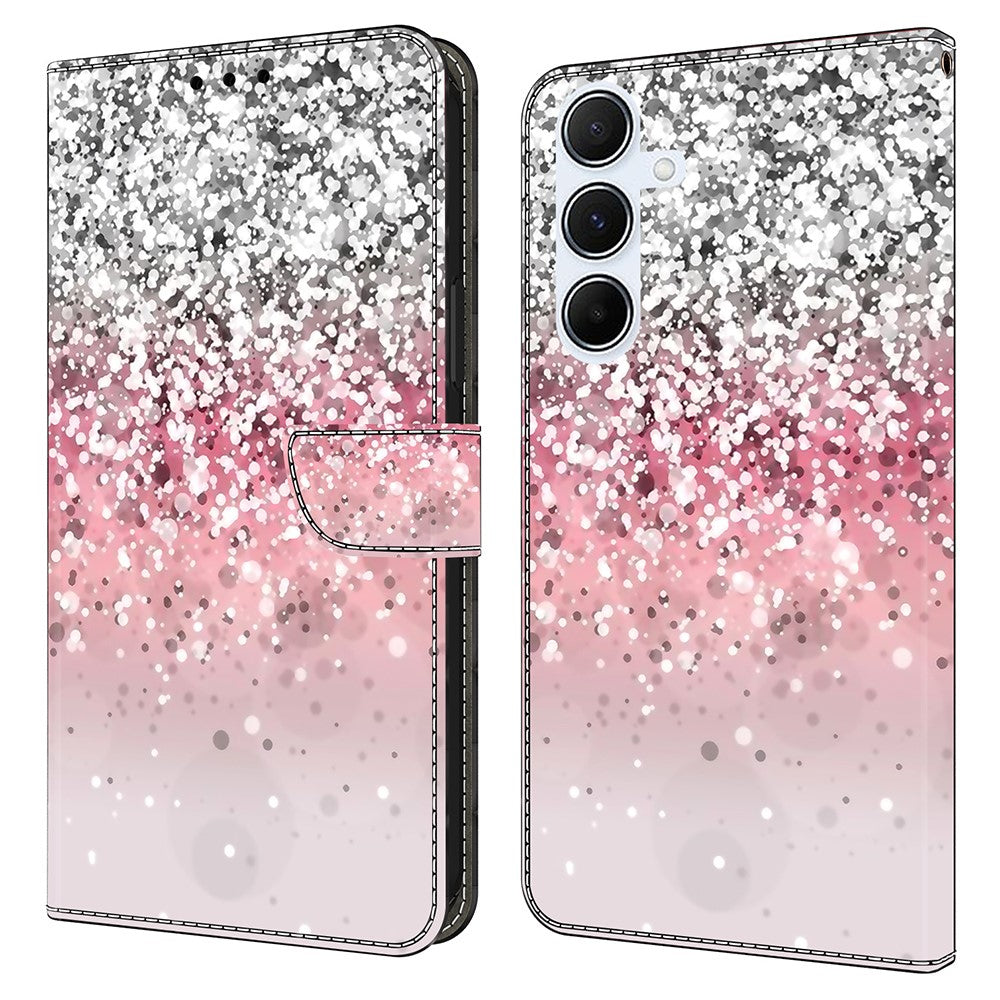 Galaxy A16 5G/4G Wallet-Hülle mit 3D-Muster & Magnetverschluss