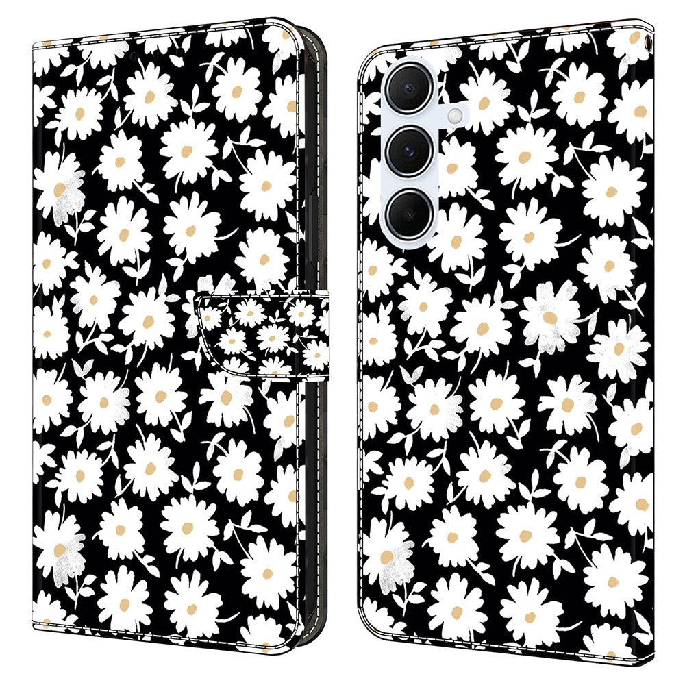 Galaxy A16 5G/4G Wallet-Hülle mit 3D-Muster & Magnetverschluss