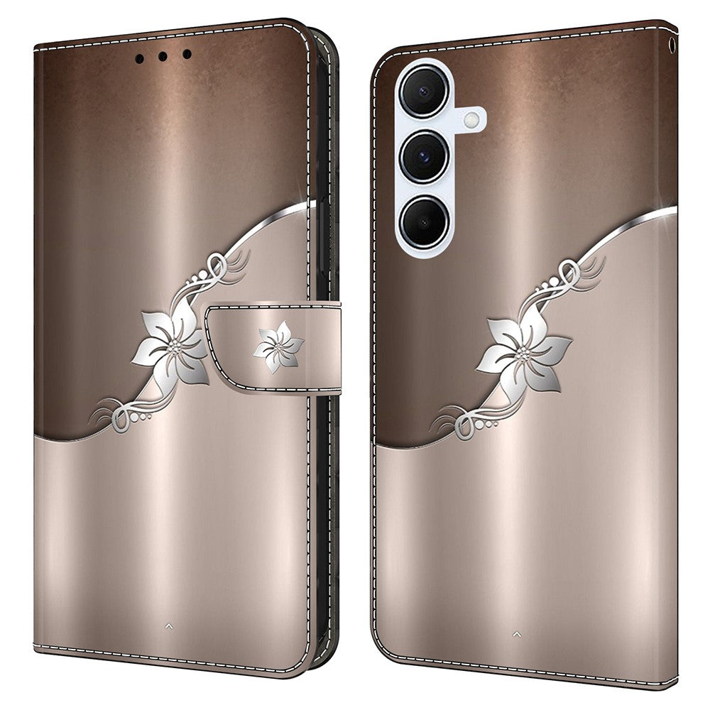 Galaxy A16 5G/4G Wallet-Hülle mit 3D-Muster & Magnetverschluss