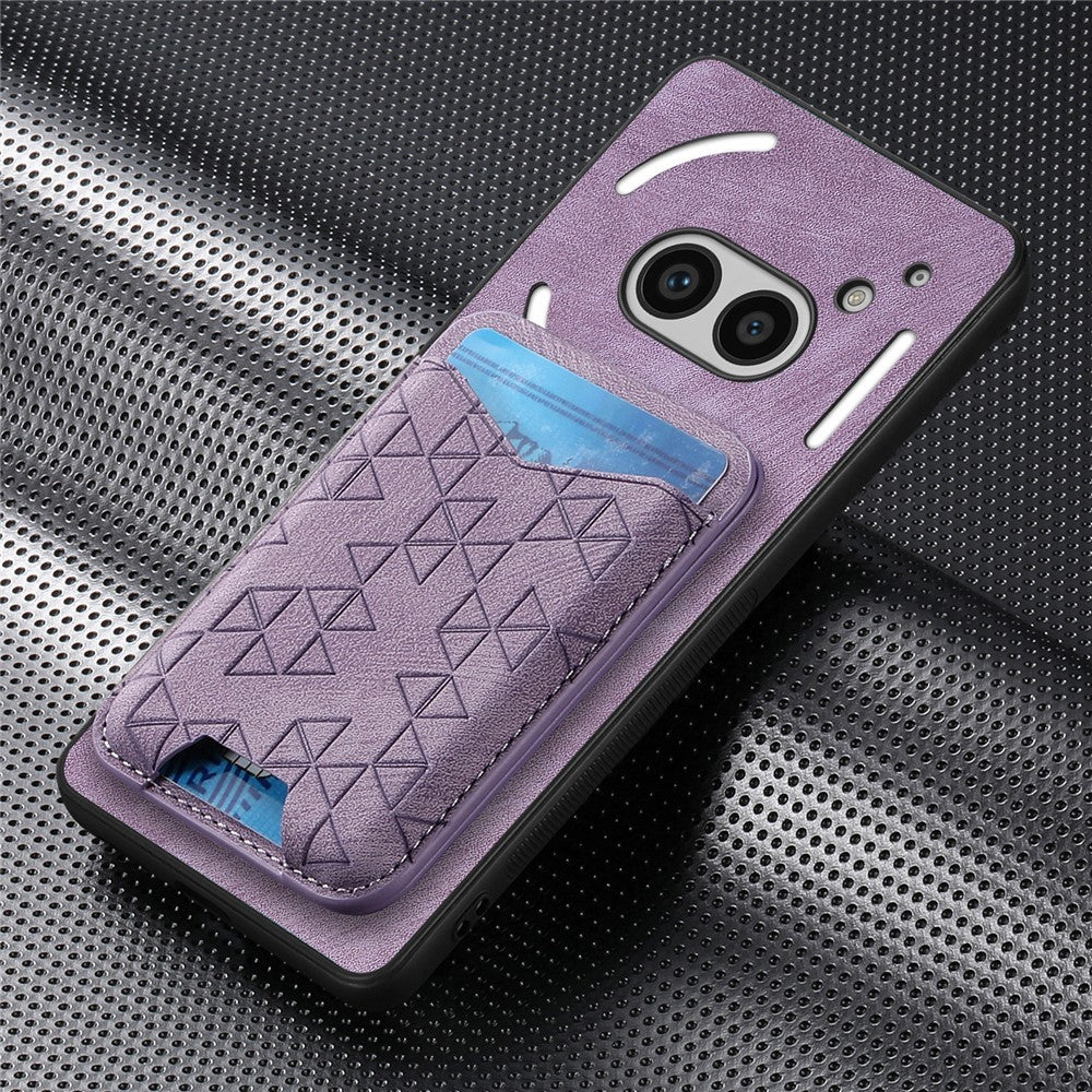 Nothing Phone (2a) Handyhülle – Mit aufgedrucktem Muster, Kartenhalter, Aufsteller, Lederrückseite