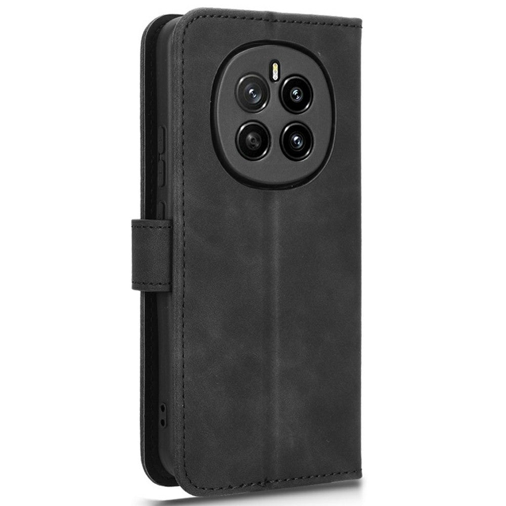 For Honor Magic7 5G Leather Case Skin-Feel Anti-Drop Wallet Flip Phone Cover