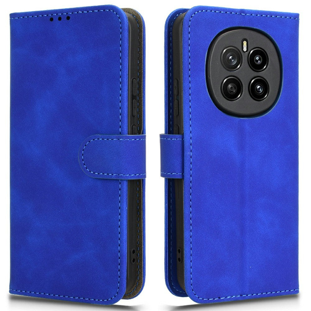 For Honor Magic7 5G Leather Case Skin-Feel Anti-Drop Wallet Flip Phone Cover