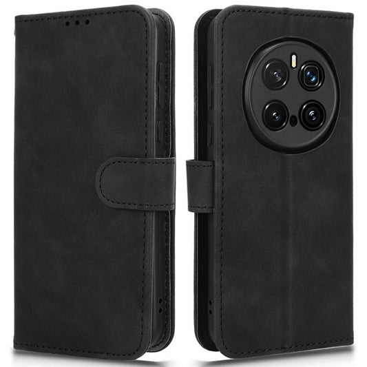 Honor Magic7 Pro 5G Handyhülle – Lederhülle, hautsympathisch, stoßfest, Brieftaschen-Flip