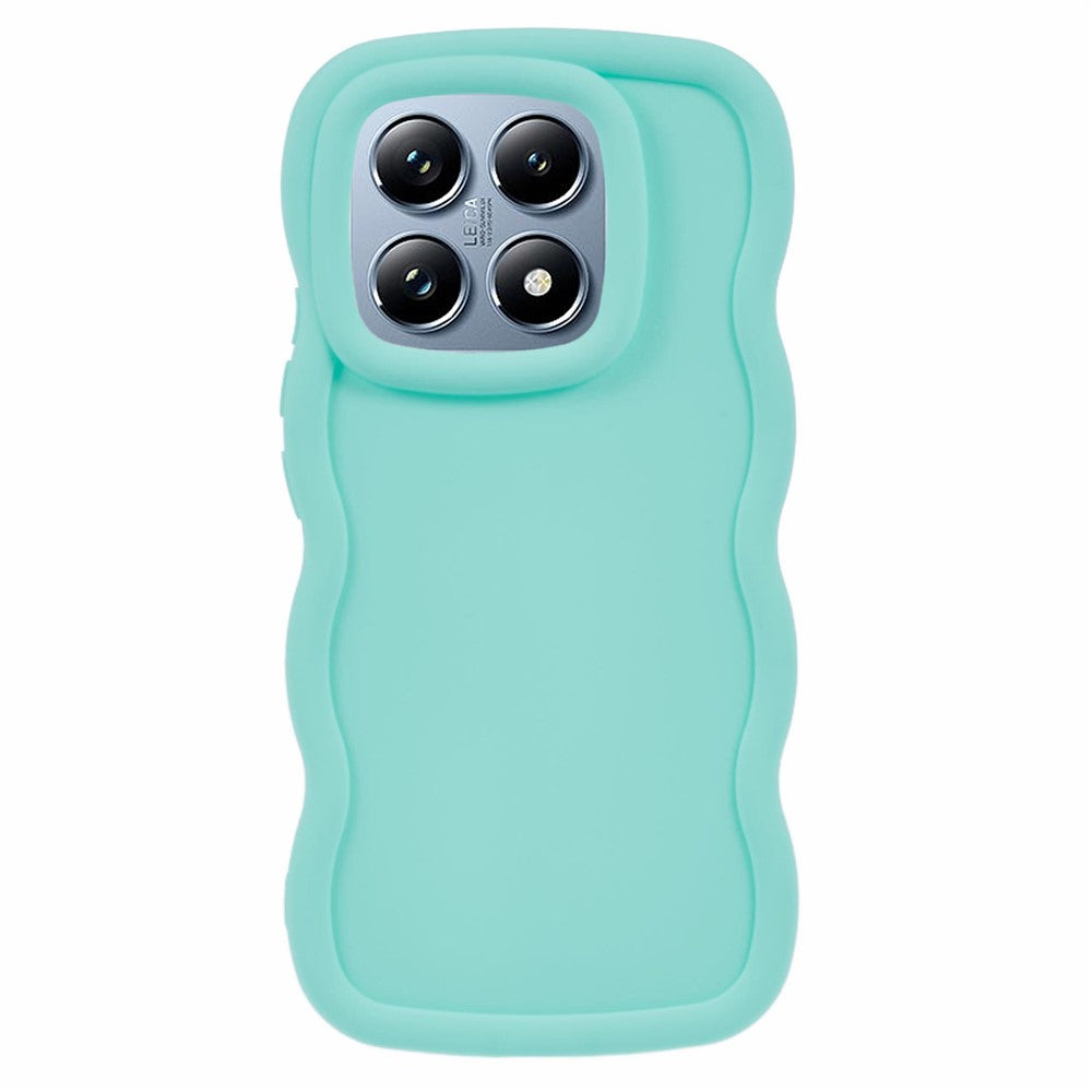 For Xiaomi 14T Pro Case TPU Protective Phone Cover Unique Curly Wave Frame