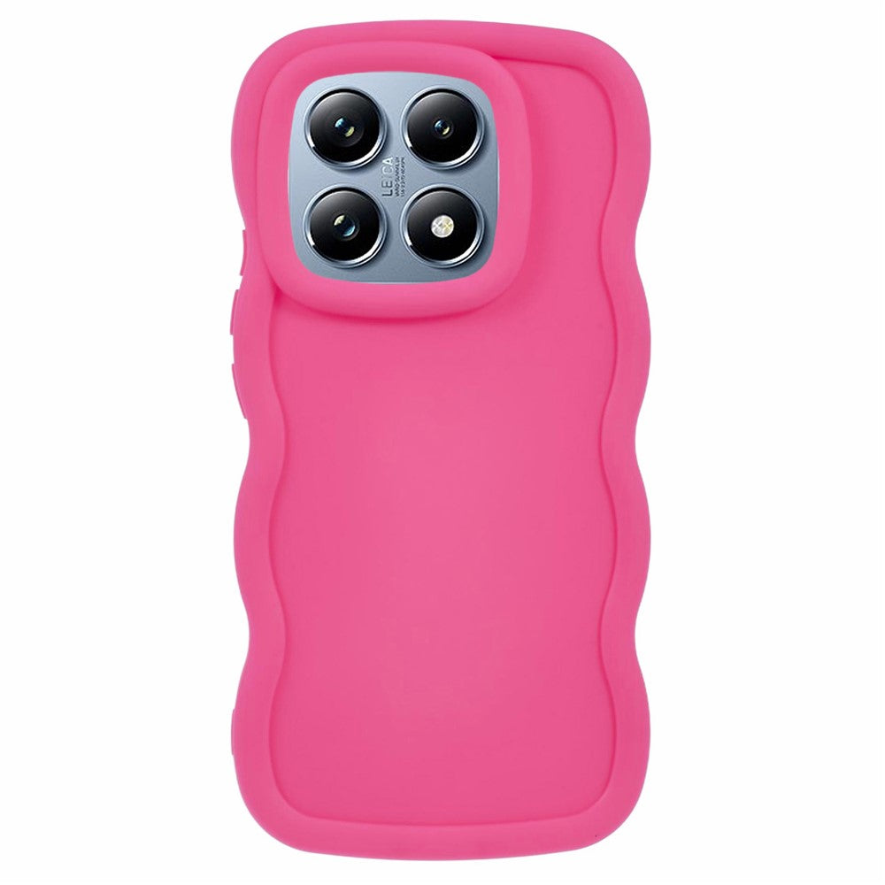 For Xiaomi 14T Pro Case TPU Protective Phone Cover Unique Curly Wave Frame