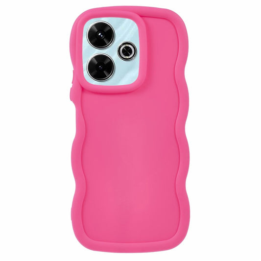 For Xiaomi Redmi 13 4G / 5G Case TPU Protective Phone Cover Unique Curly Wave Frame