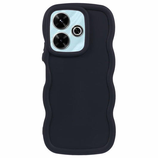 For Xiaomi Redmi 13 4G / 5G Case TPU Protective Phone Cover Unique Curly Wave Frame