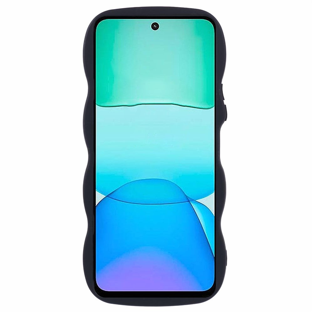 For Xiaomi Redmi 13 4G / 5G Case TPU Protective Phone Cover Unique Curly Wave Frame