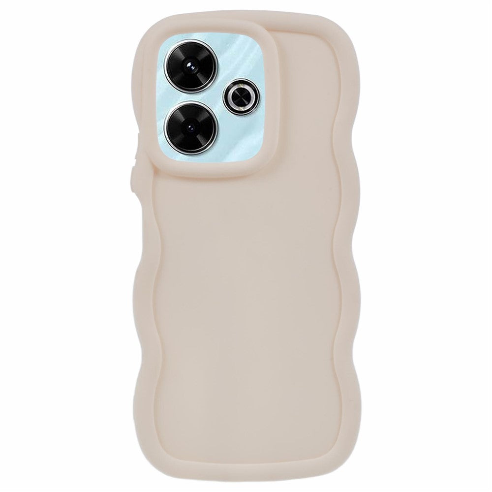 For Xiaomi Redmi 13 4G / 5G Case TPU Protective Phone Cover Unique Curly Wave Frame