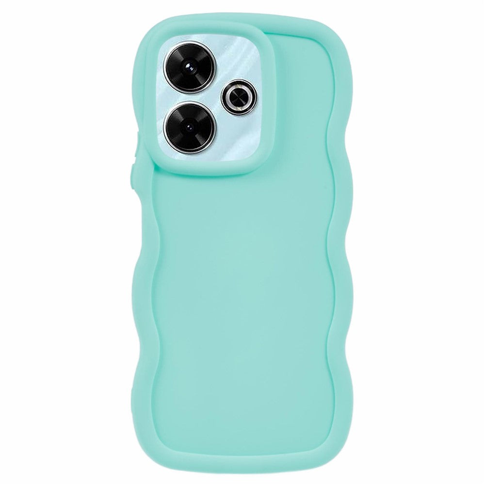 For Xiaomi Redmi 13 4G / 5G Case TPU Protective Phone Cover Unique Curly Wave Frame