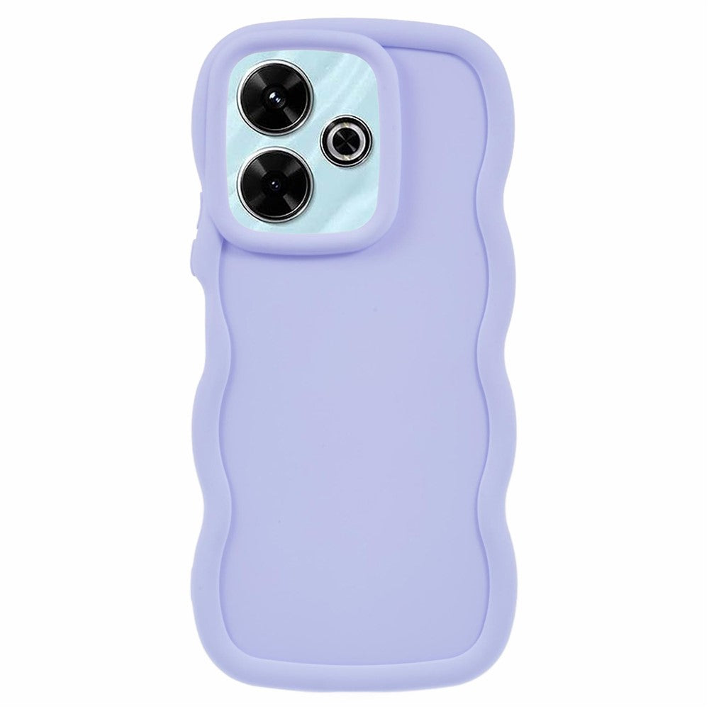 For Xiaomi Redmi 13 4G / 5G Case TPU Protective Phone Cover Unique Curly Wave Frame