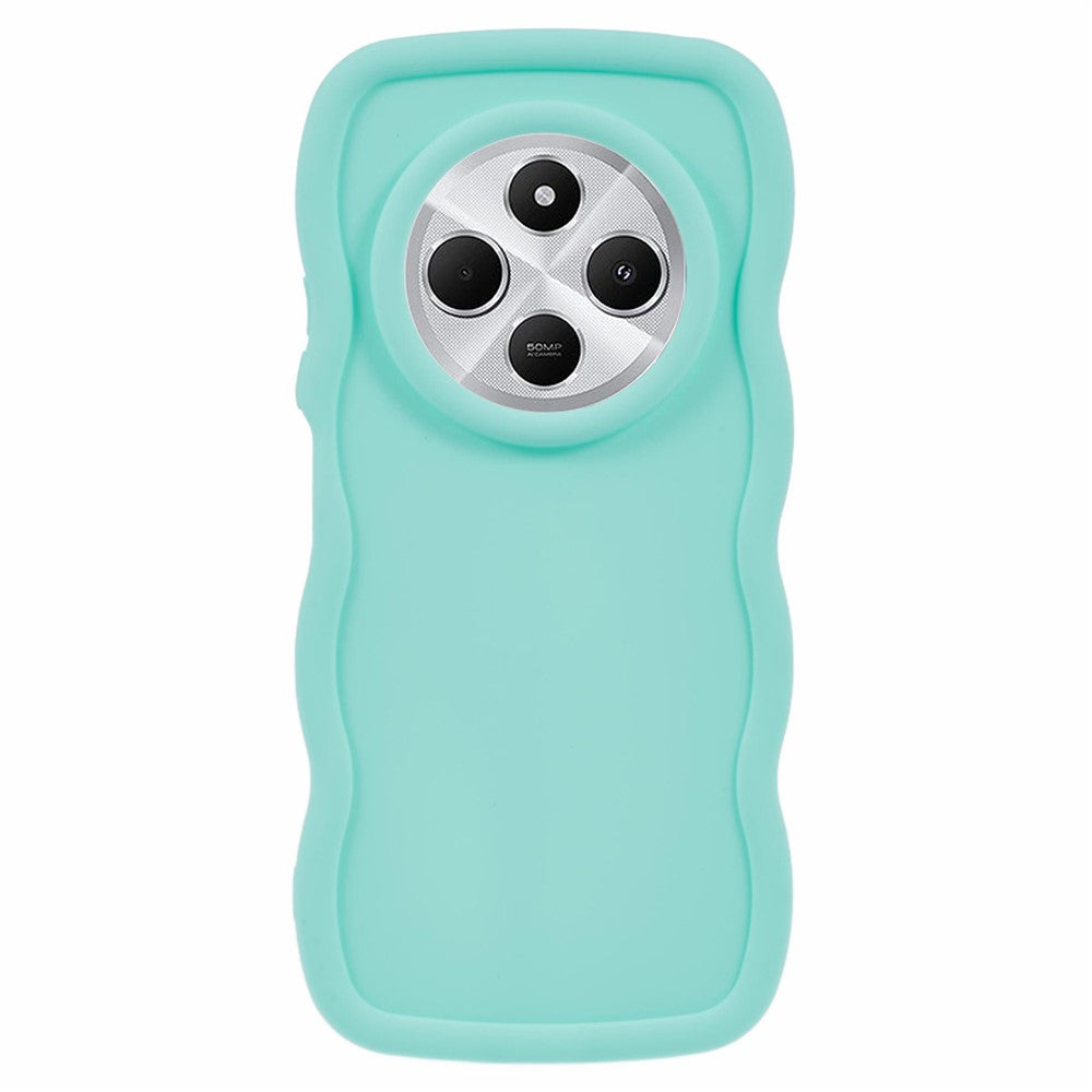 TPU Case For Xiaomi Redmi 14C 4G / 14R 5G / Poco C75 4G Protective Phone Cover Unique Curly Wave Frame