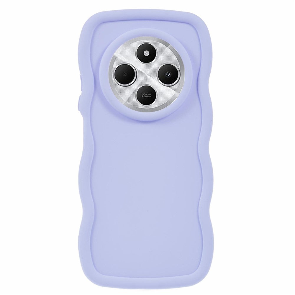 TPU Case For Xiaomi Redmi 14C 4G / 14R 5G / Poco C75 4G Protective Phone Cover Unique Curly Wave Frame