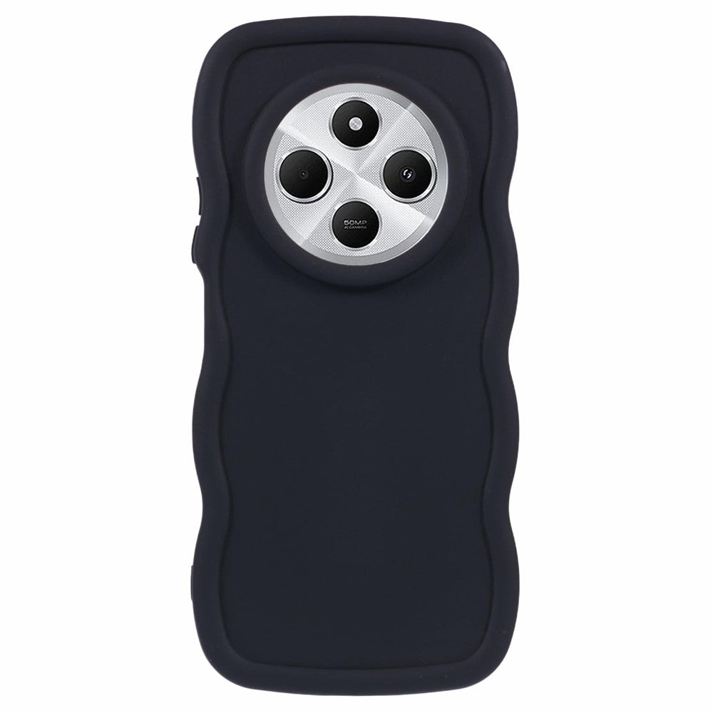 TPU Case For Xiaomi Redmi 14C 4G / 14R 5G / Poco C75 4G Protective Phone Cover Unique Curly Wave Frame