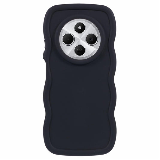 TPU Case For Xiaomi Redmi 14C 4G / 14R 5G / Poco C75 4G Protective Phone Cover Unique Curly Wave Frame