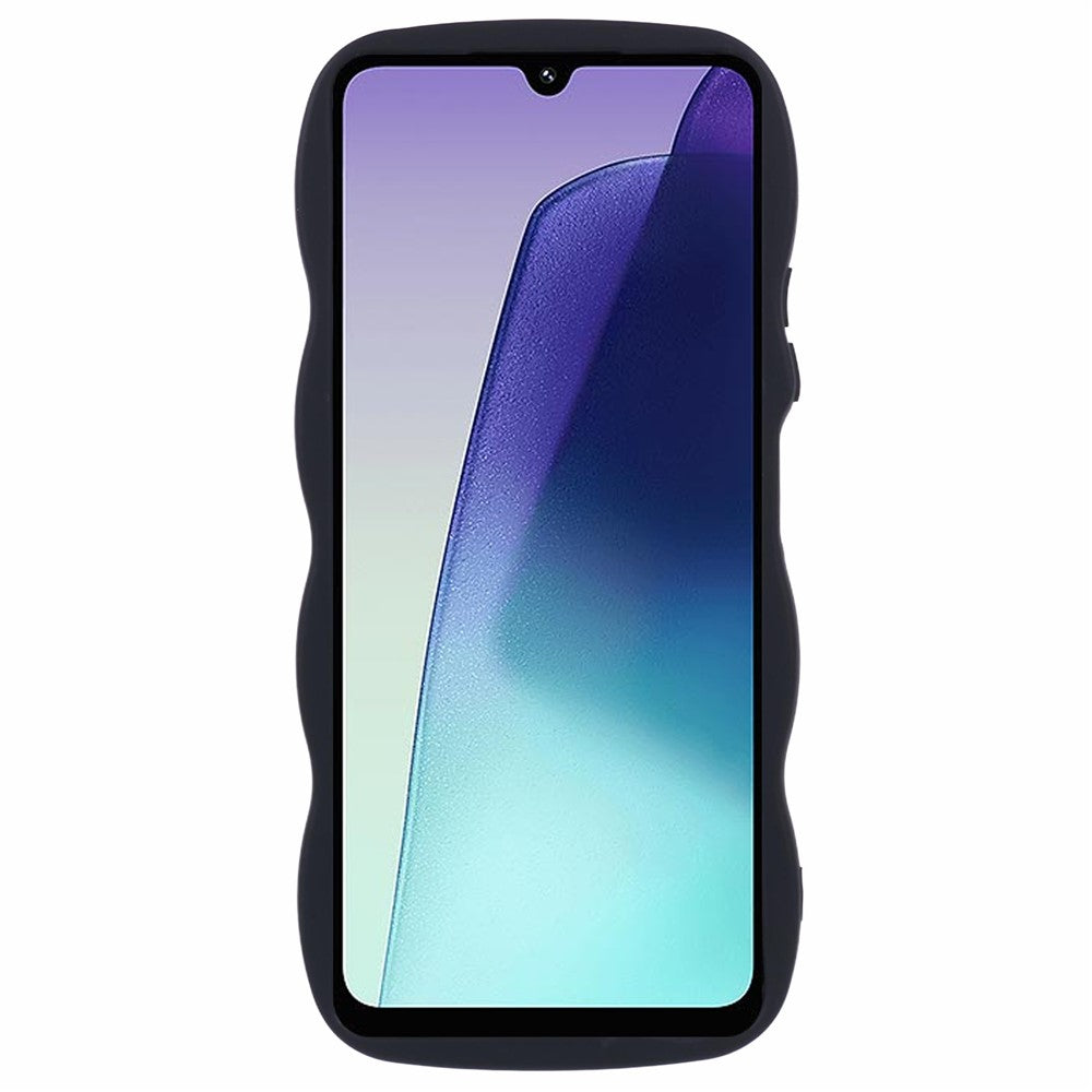 TPU Case For Xiaomi Redmi 14C 4G / 14R 5G / Poco C75 4G Protective Phone Cover Unique Curly Wave Frame