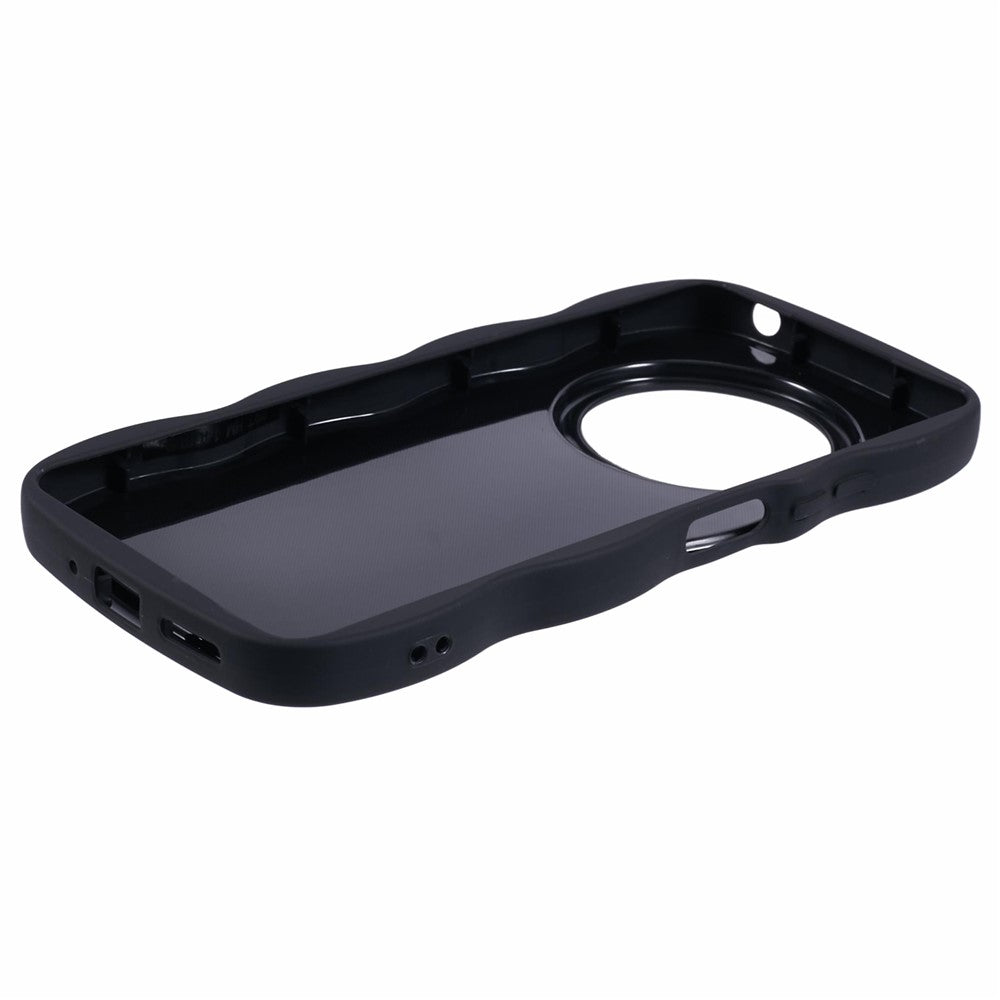 TPU Case For Xiaomi Redmi 14C 4G / 14R 5G / Poco C75 4G Protective Phone Cover Unique Curly Wave Frame