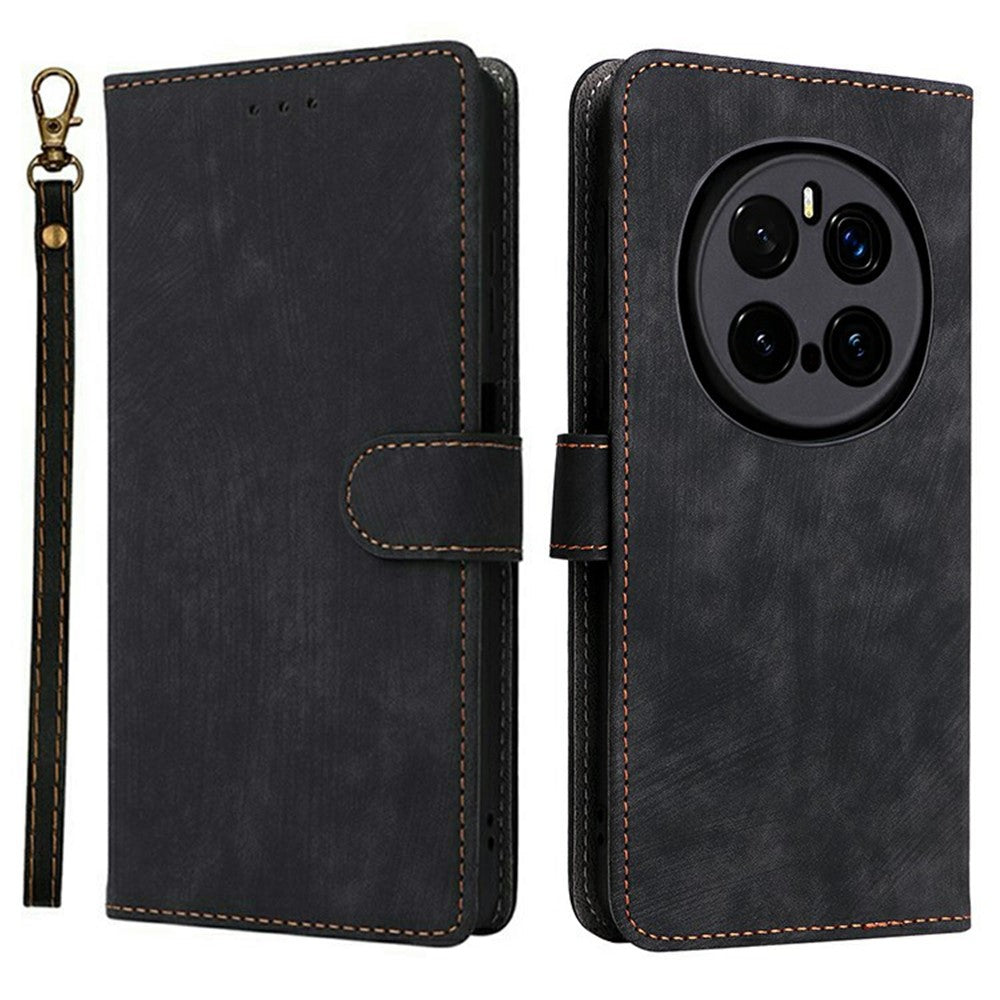 For Honor Magic7 Pro 5G Wallet Case RFID Blocking PU Leather Cover Stand View