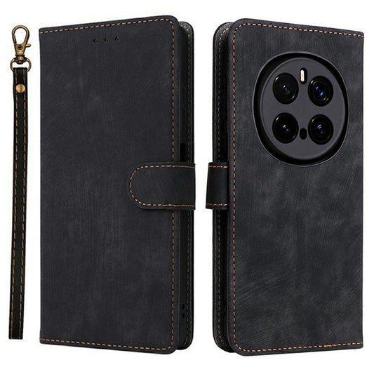 Honor Magic7 Pro 5G Handyhülle – Brieftaschen- mit RFID-Blockierung, PU-Leder, Standansicht