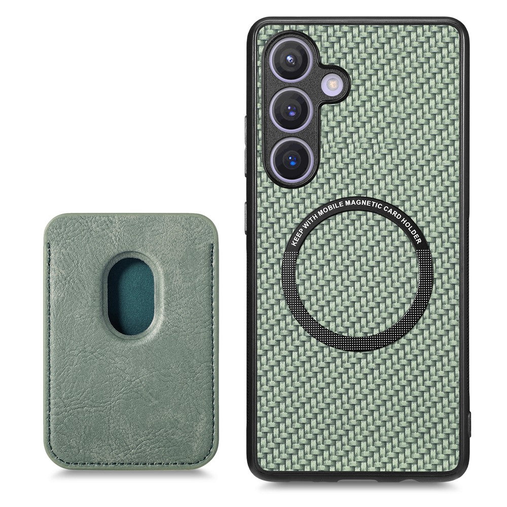 Galaxy S25 Schutzhülle – Magnetische abnehmbare Kartenhalter-Rückseite