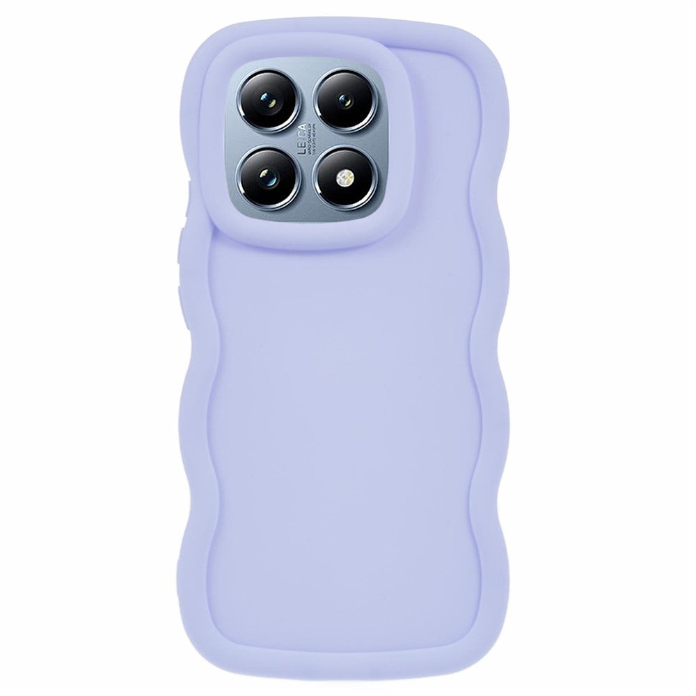 For Xiaomi 14T Case TPU Protective Phone Cover Unique Curly Wave Frame
