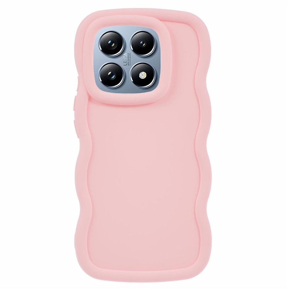 For Xiaomi 14T Case TPU Protective Phone Cover Unique Curly Wave Frame