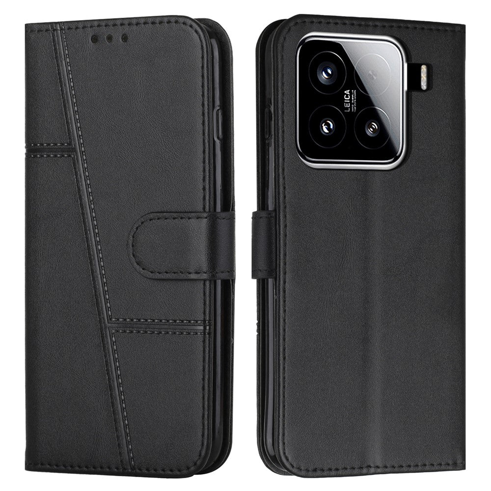 For Xiaomi 15 Case Stand Flip Protective Leather Phone Cover