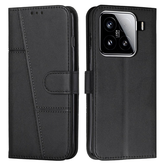 Xiaomi 15 Handyhülle – Standfunktion Flip aus Leder