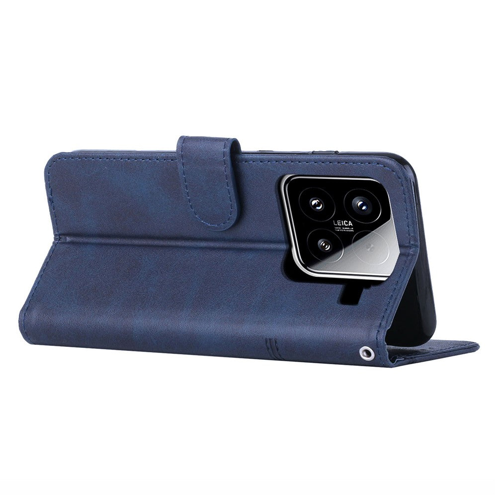 For Xiaomi 15 Case Stand Flip Protective Leather Phone Cover