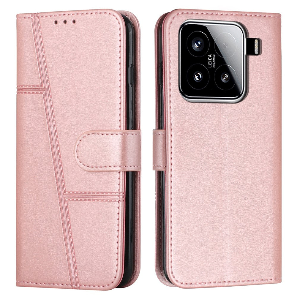 For Xiaomi 15 Case Stand Flip Protective Leather Phone Cover