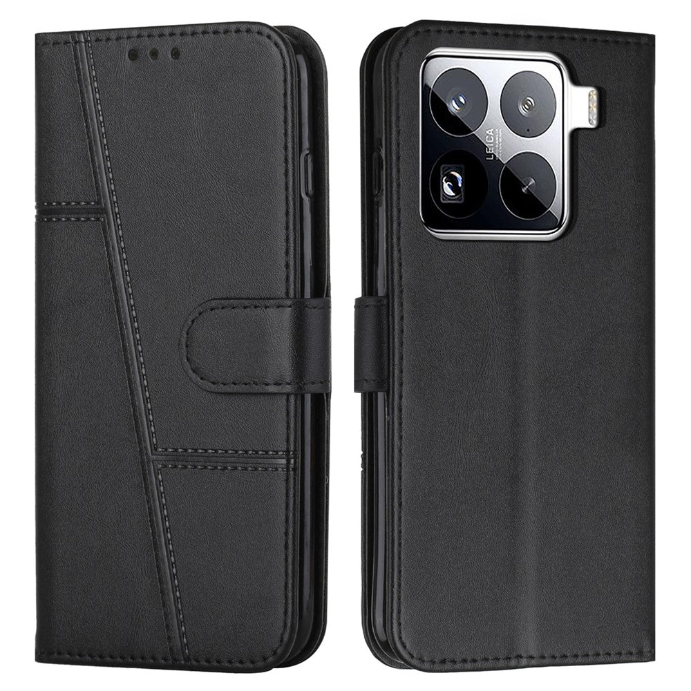 For Xiaomi 15 Pro Case Stand Flip Protective Leather Phone Cover