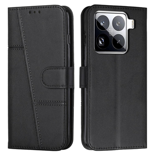 Xiaomi 15 Pro Handyhülle – Standfunktion Flip aus Leder