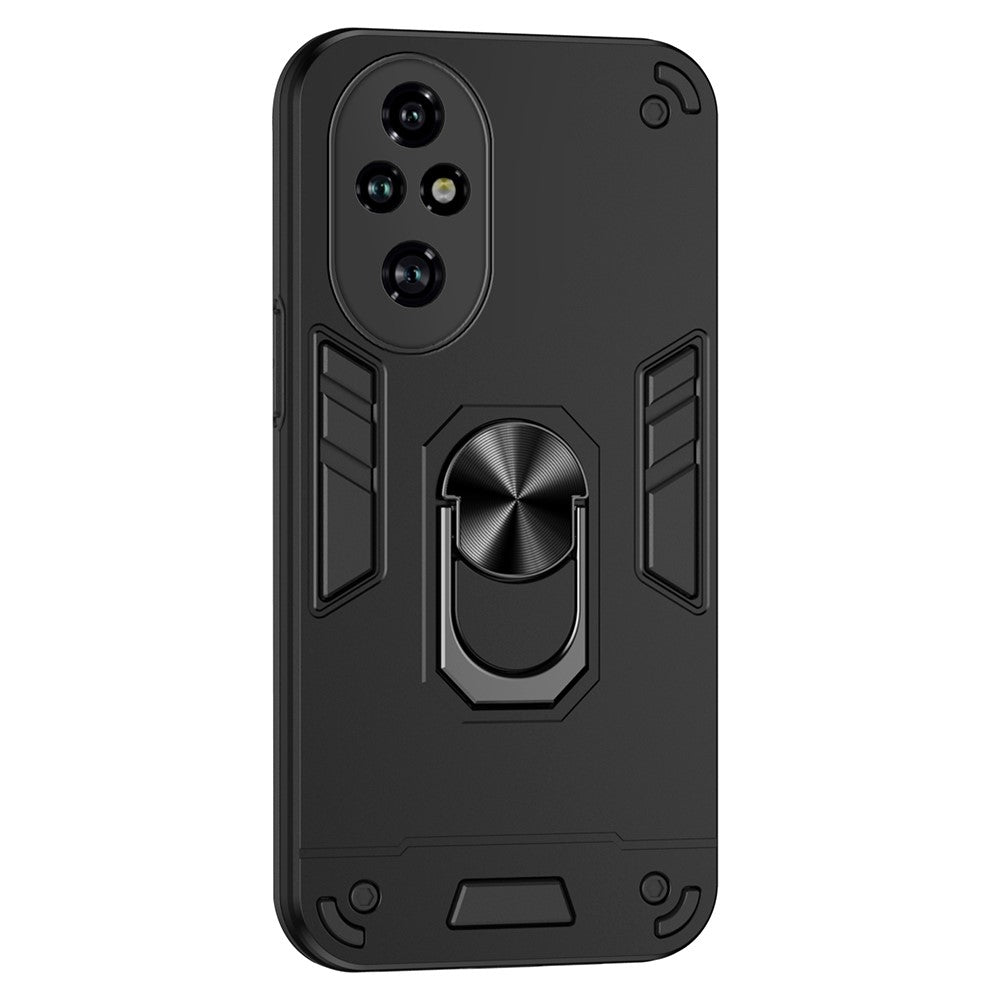 Honor 200 Pro 5G Handyhülle – Aus PC + TPU, mit Fallschutz & Ringständer