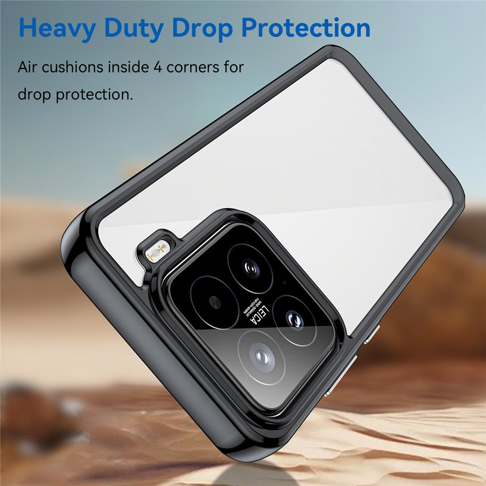 For Xiaomi 15 Case TPU+Acrylic Protective Clear Phone Cover