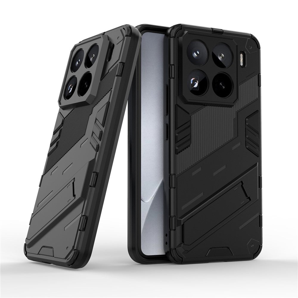 For Xiaomi 15 Pro Case PC+TPU Shockproof Phone Cover with Kickstand