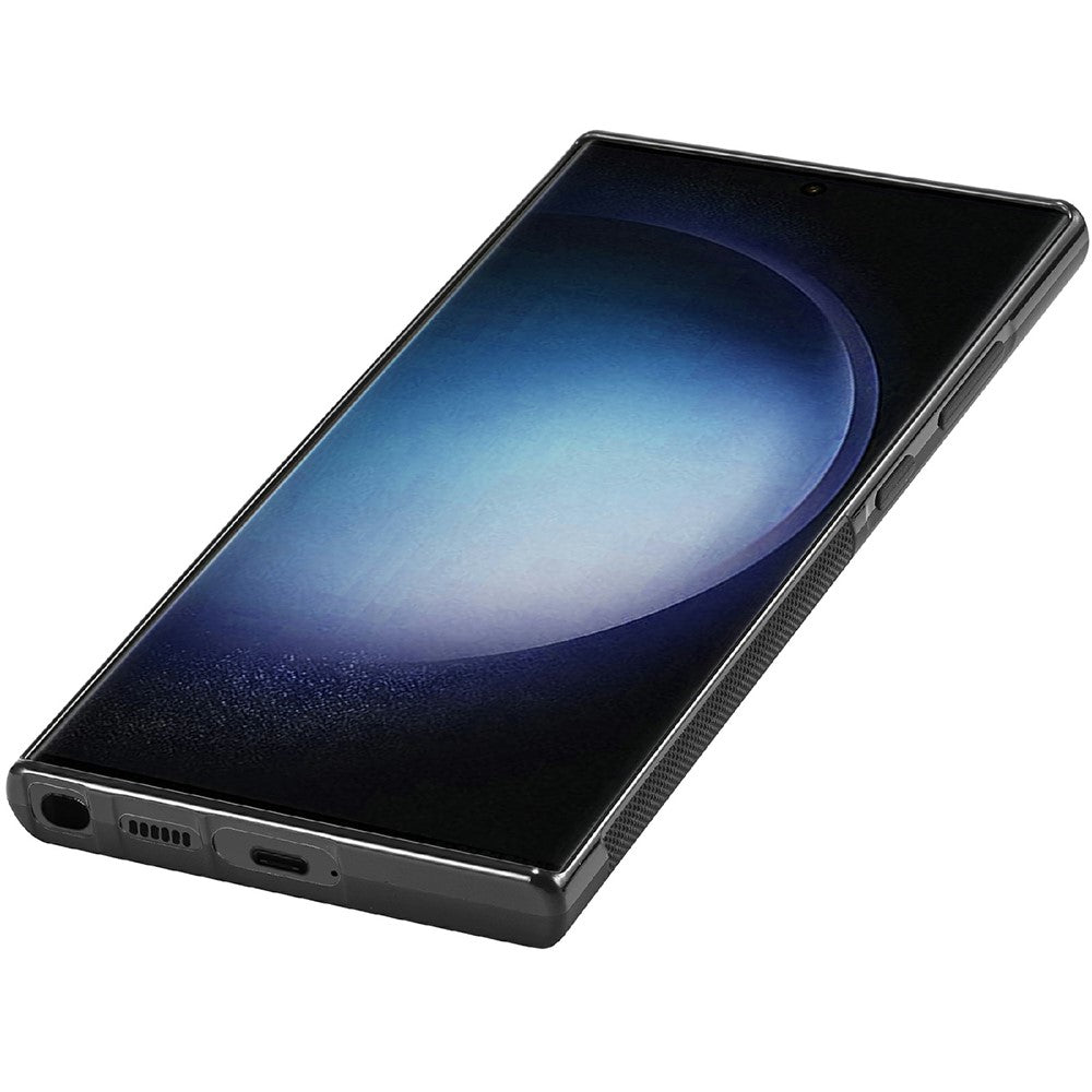 Galaxy S25 Ultra Stoßfeste Hülle - Carbonfaser-Optik