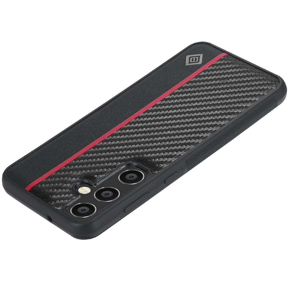 Galaxy S25 Plus Stoßfeste Hülle - Carbonfaser-Optik