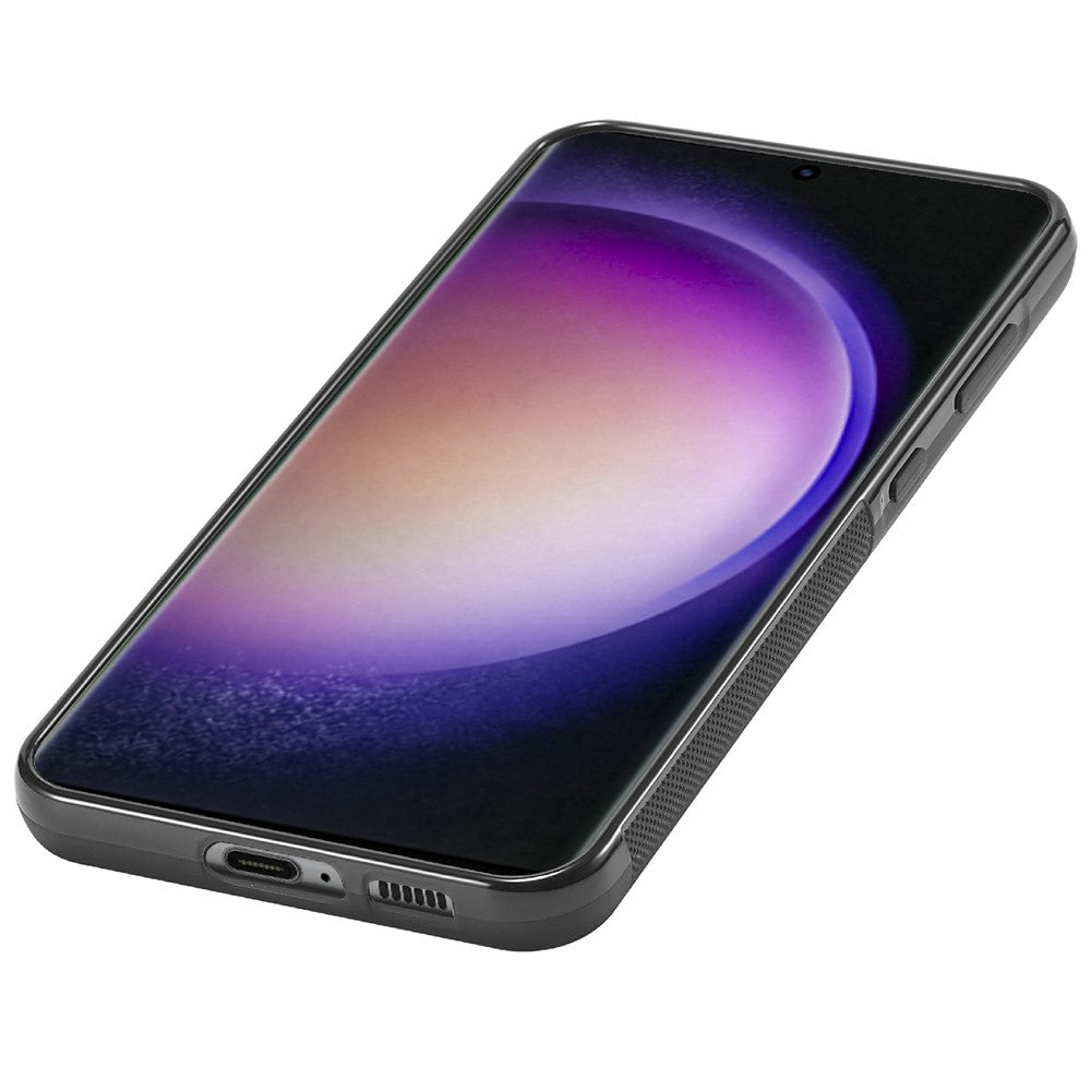 Galaxy S25 Plus Stoßfeste Hülle - Carbonfaser-Optik
