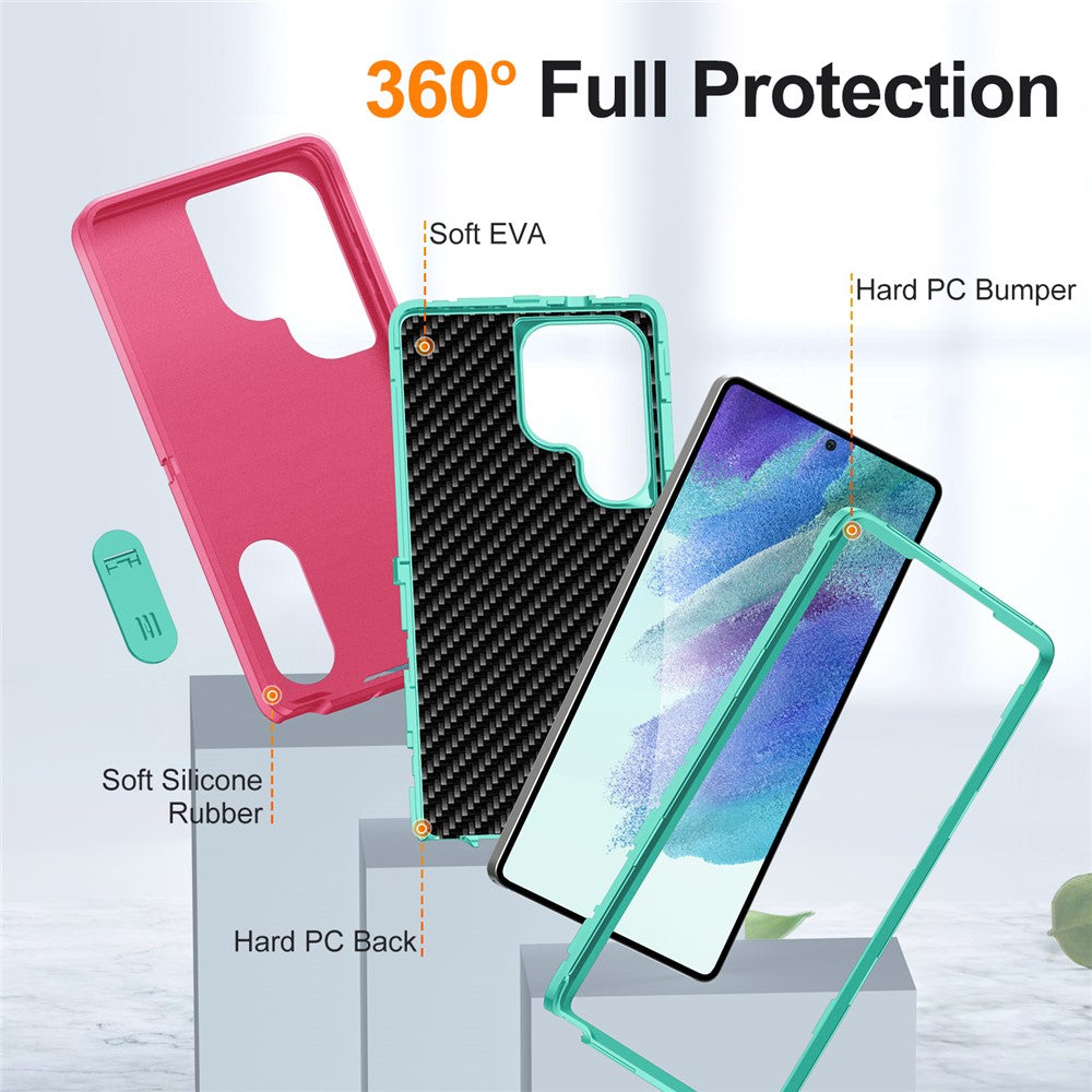 Galaxy S25 Ultra Silikon-Hülle – Stoßfest & EVA 3-in-1-Design