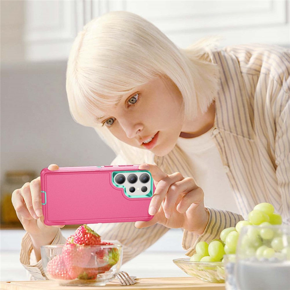 Galaxy S25 Ultra Silikon-Hülle – Stoßfest & EVA 3-in-1-Design