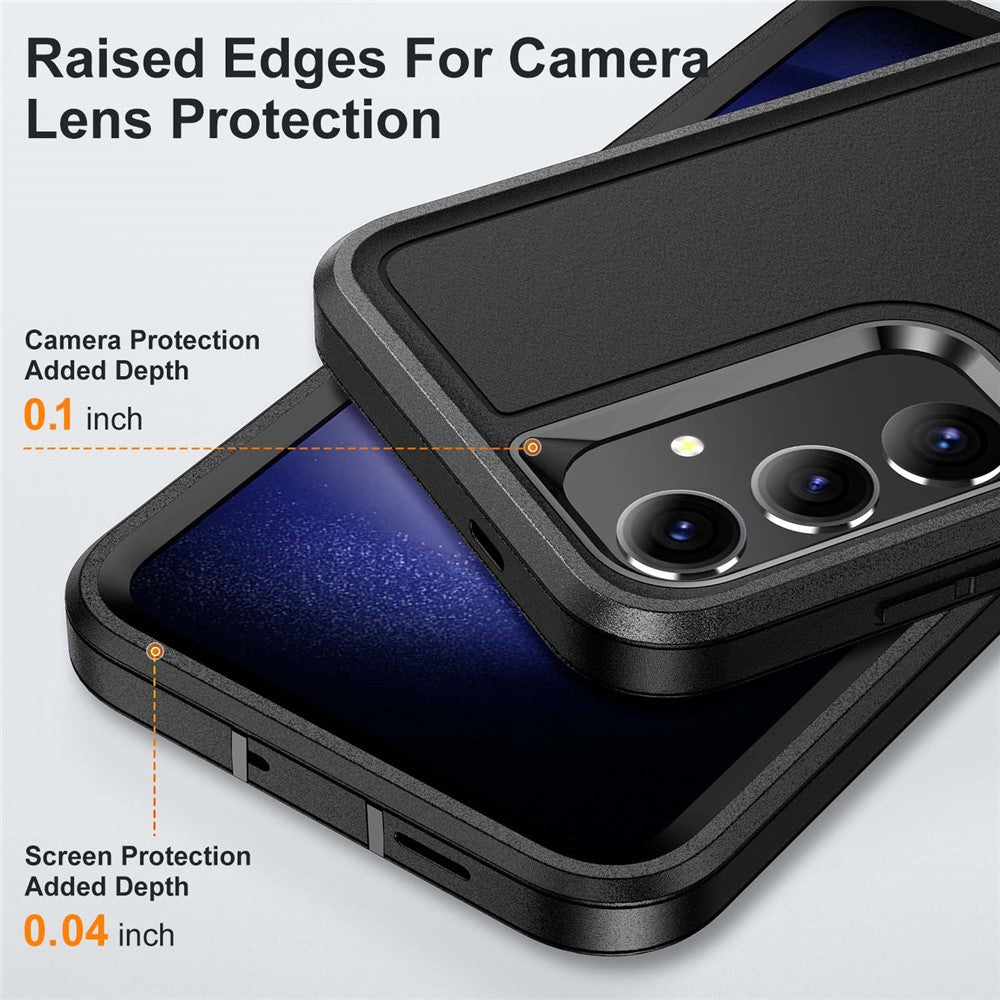 Galaxy S25 / S24 Silikon-Hülle – Stoßfest & EVA 3-in-1-Design