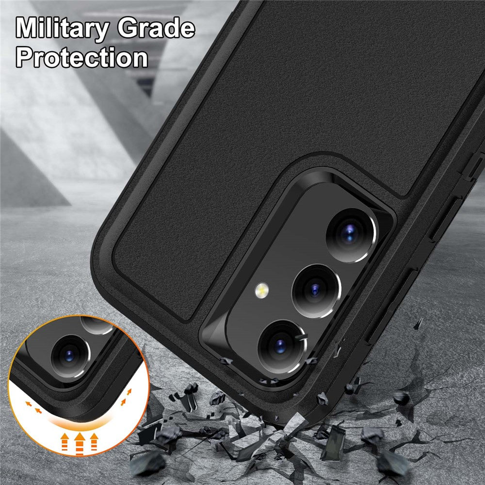 Galaxy S25 / S24 Silikon-Hülle – Stoßfest & EVA 3-in-1-Design