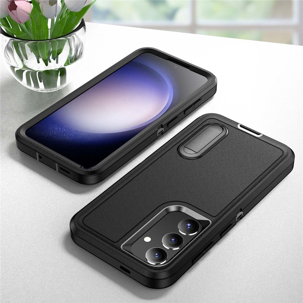 Galaxy S25 / S24 Silikon-Hülle – Stoßfest & EVA 3-in-1-Design